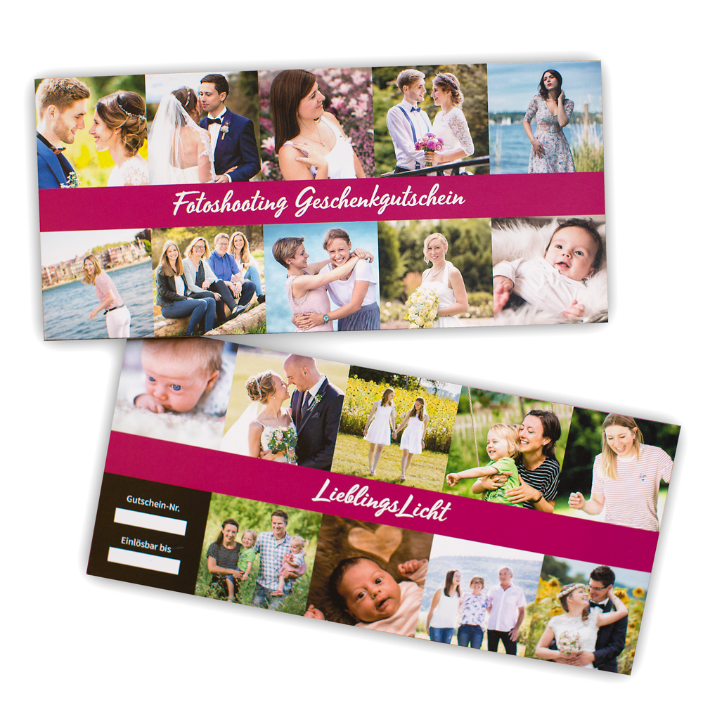 Fotoshooting Gutschein 