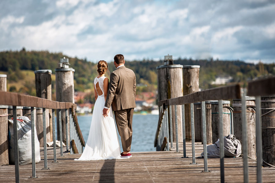 Hochzeitsfotograf Konstanz - Fotoshooting auf der Insel Reichenau